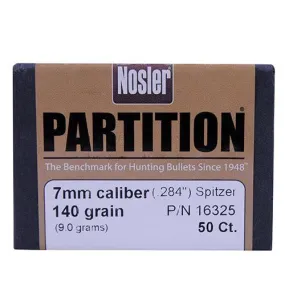 30 Caliber Bullets - Partition, 180 Grains, Spitzer, Per 50