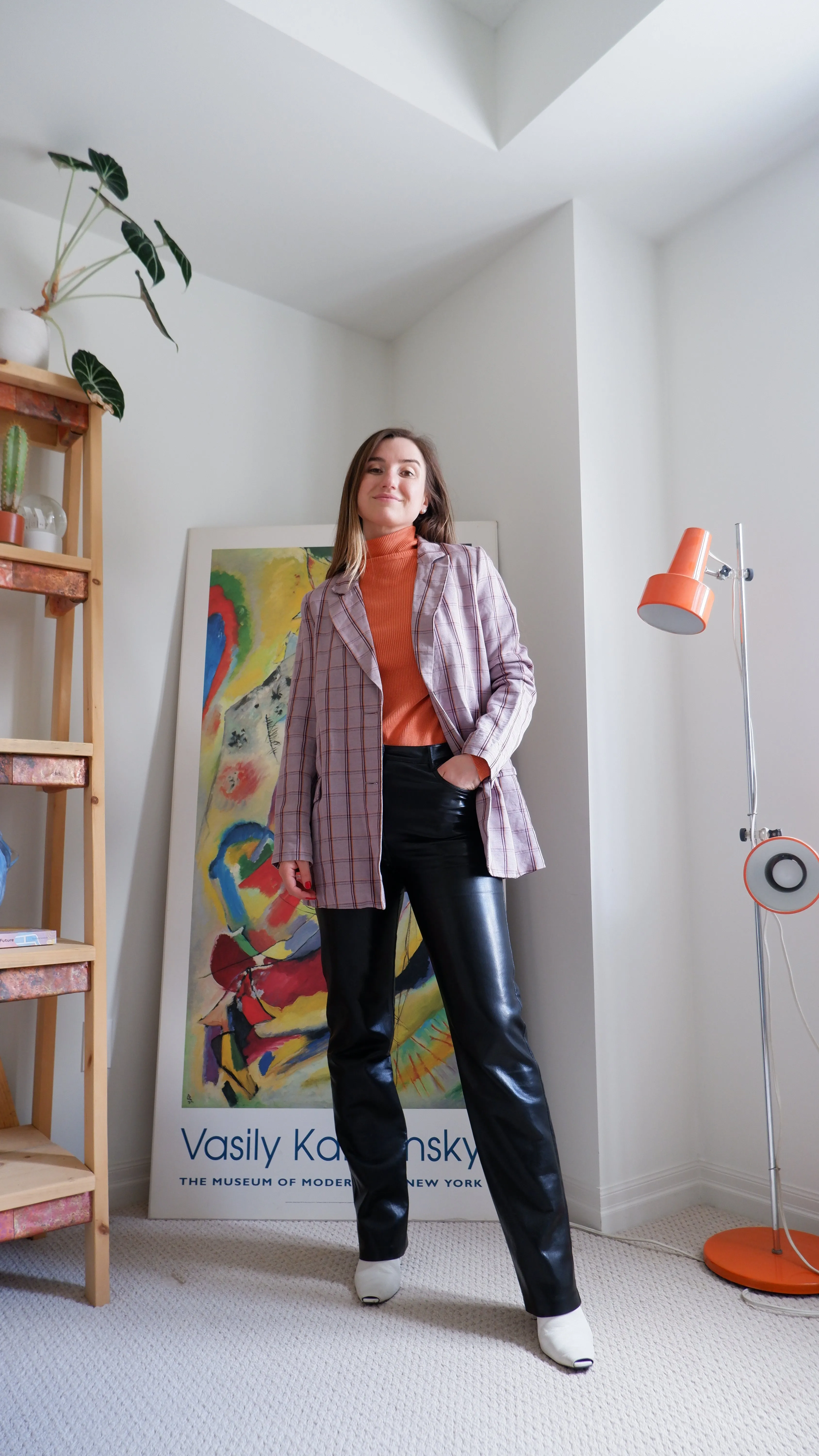 90s Clementine Silk Turtleneck - XL