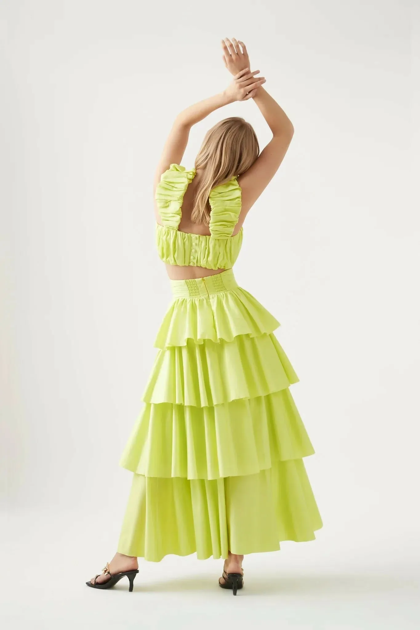 Aje Medina Set in Lime Green