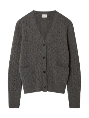 Atlantic grey Cable cardigan