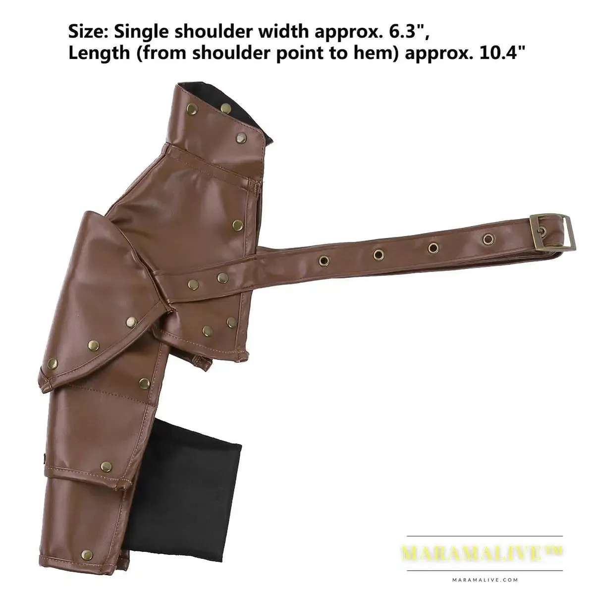 Authentic Steampunk Leather Arm Armor for Costumes