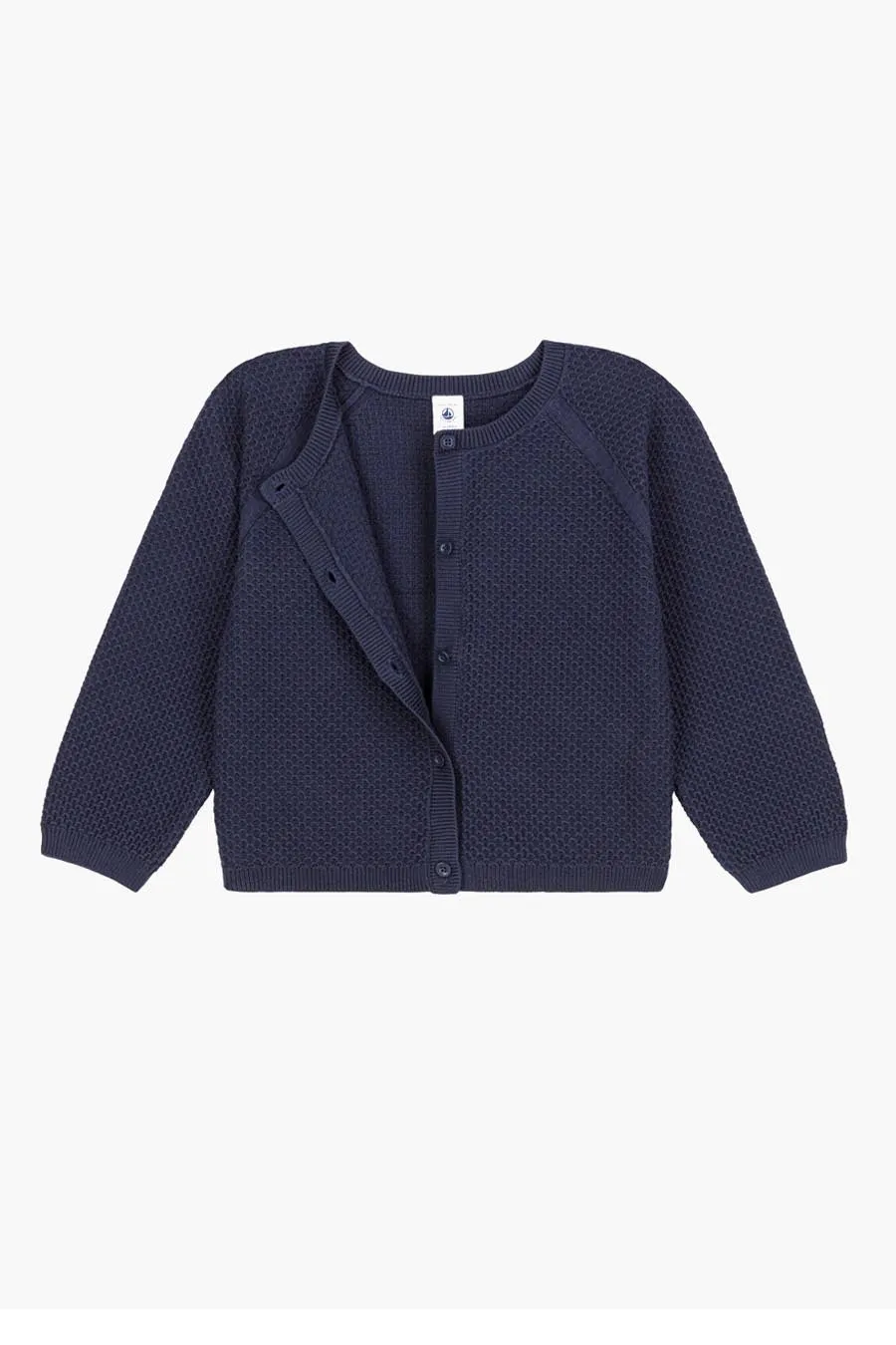 Baby Girl Sweater Petit Bateau Cardigan - Navy