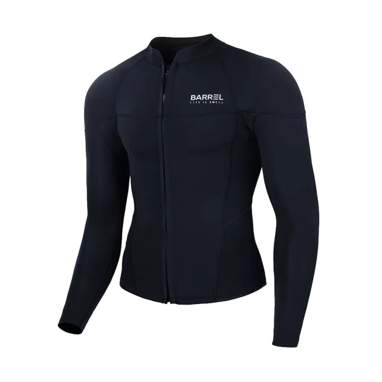 Barrel Men Active 2MM Neoprene Jacket-BLACK