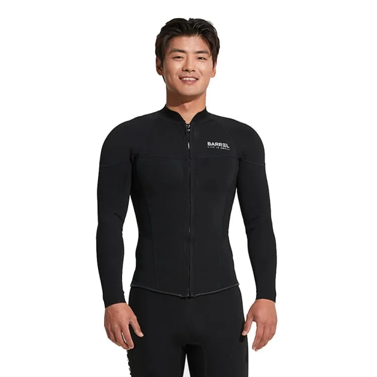 Barrel Men Active 2MM Neoprene Jacket-BLACK