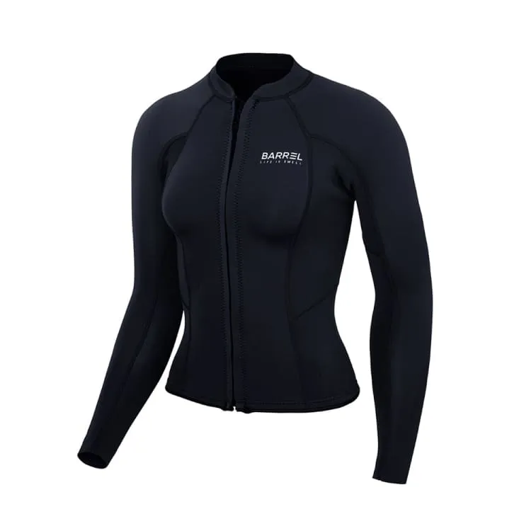 Barrel Women Active 2mm Neoprene Jacket-BLACK