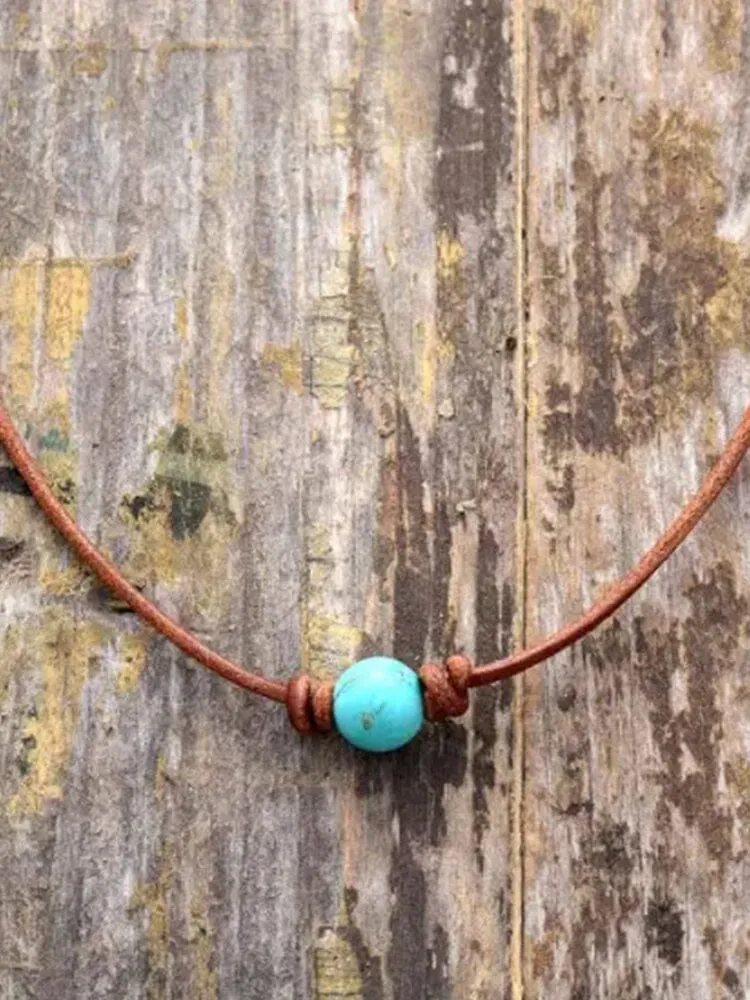 Bohemian Natural Stone Necklace