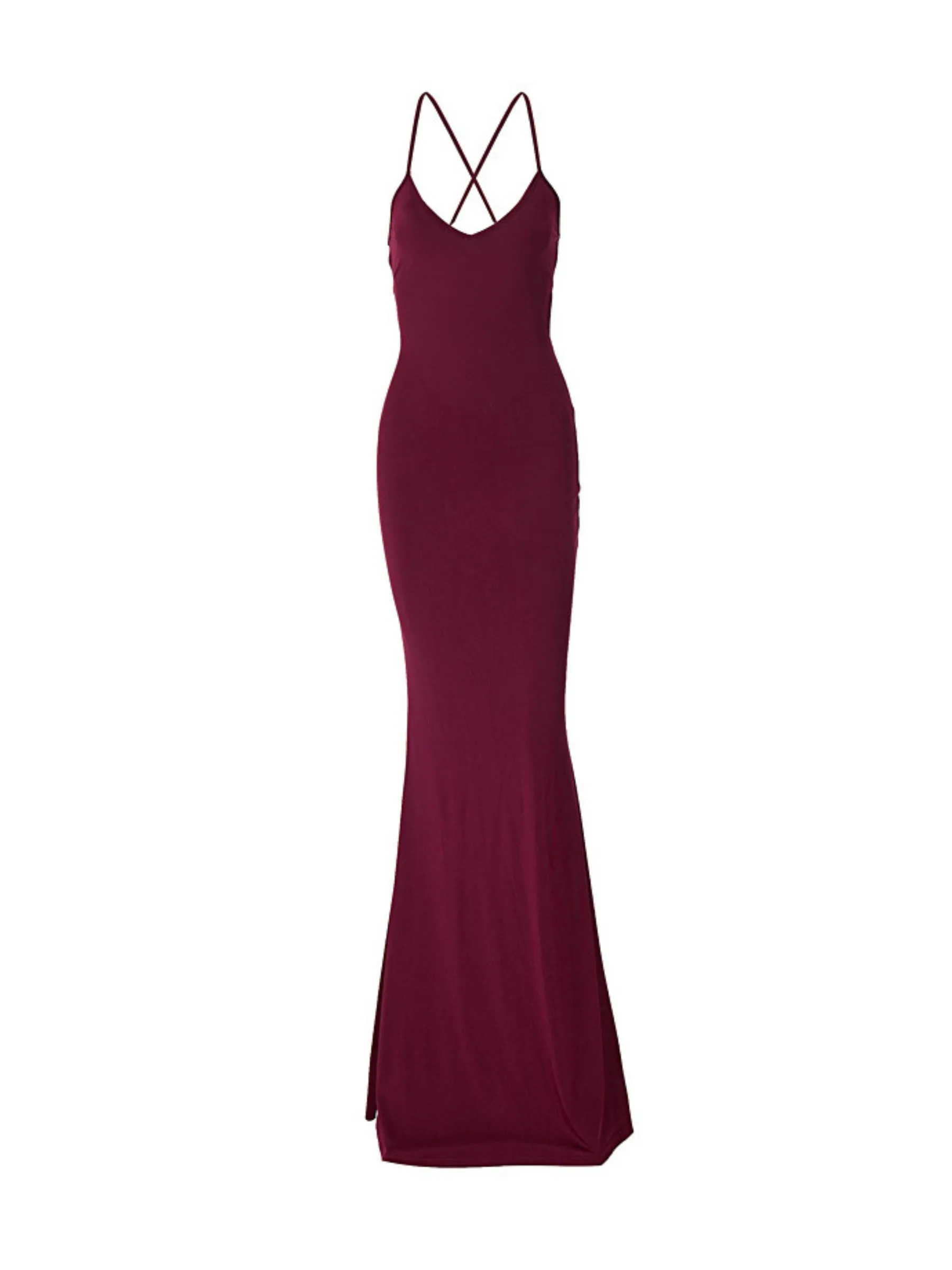 Bonnyshow Sapphira Backless Maxi Dress