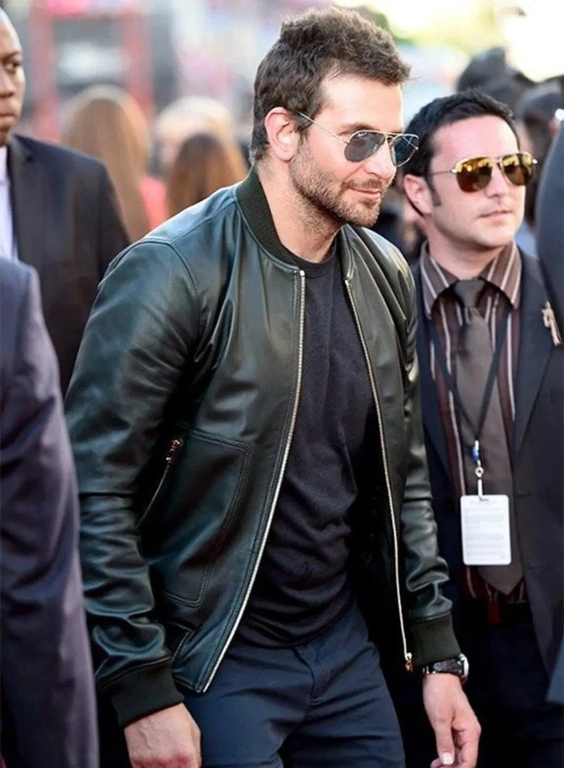 Bradley Cooper Leather Jacket | Men Celebrity Jacket | Celebrity Leather Jacket