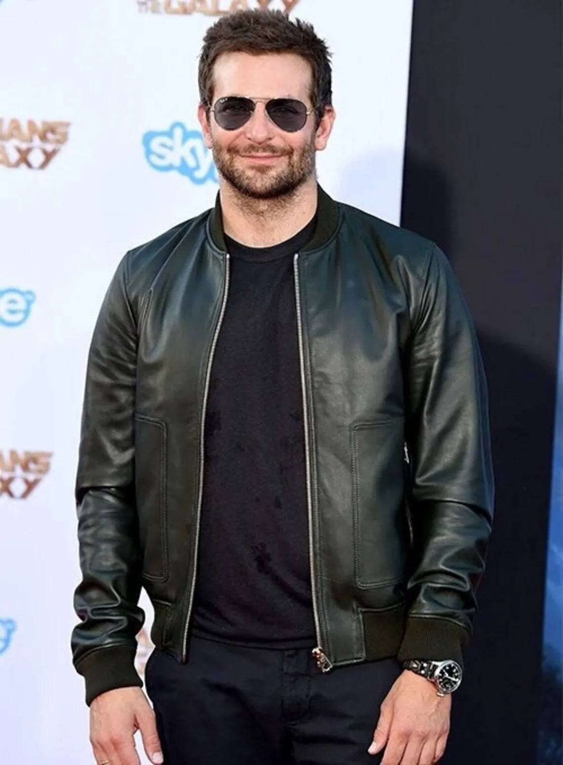 Bradley Cooper Leather Jacket | Men Celebrity Jacket | Celebrity Leather Jacket