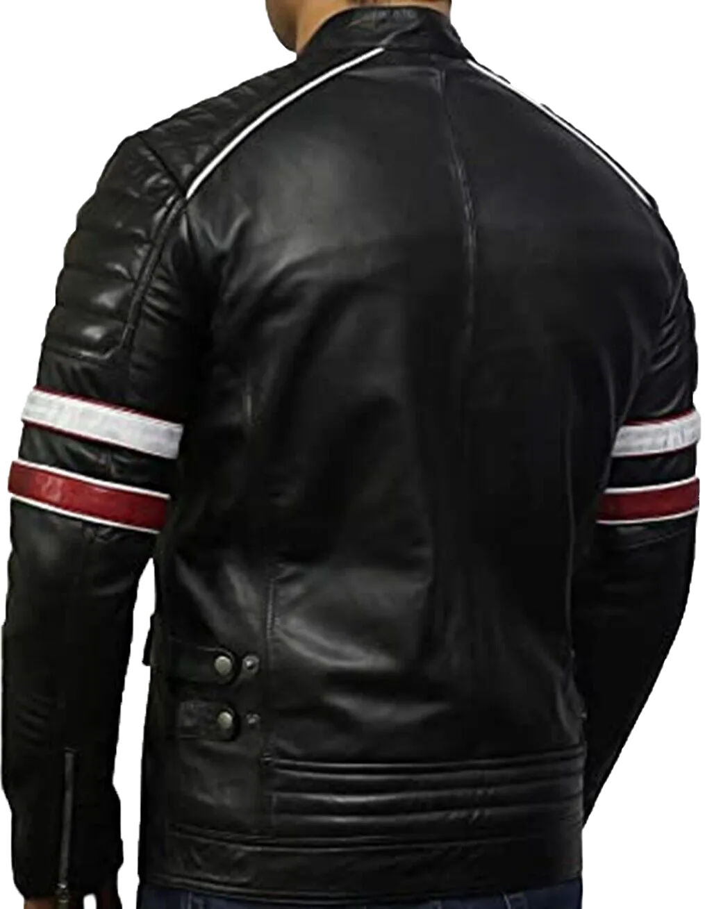 Cafe Racer Retro Distressed Motorcycle Leather Jacket | Cafe Racer Retro Motorcycle Leather Jacket