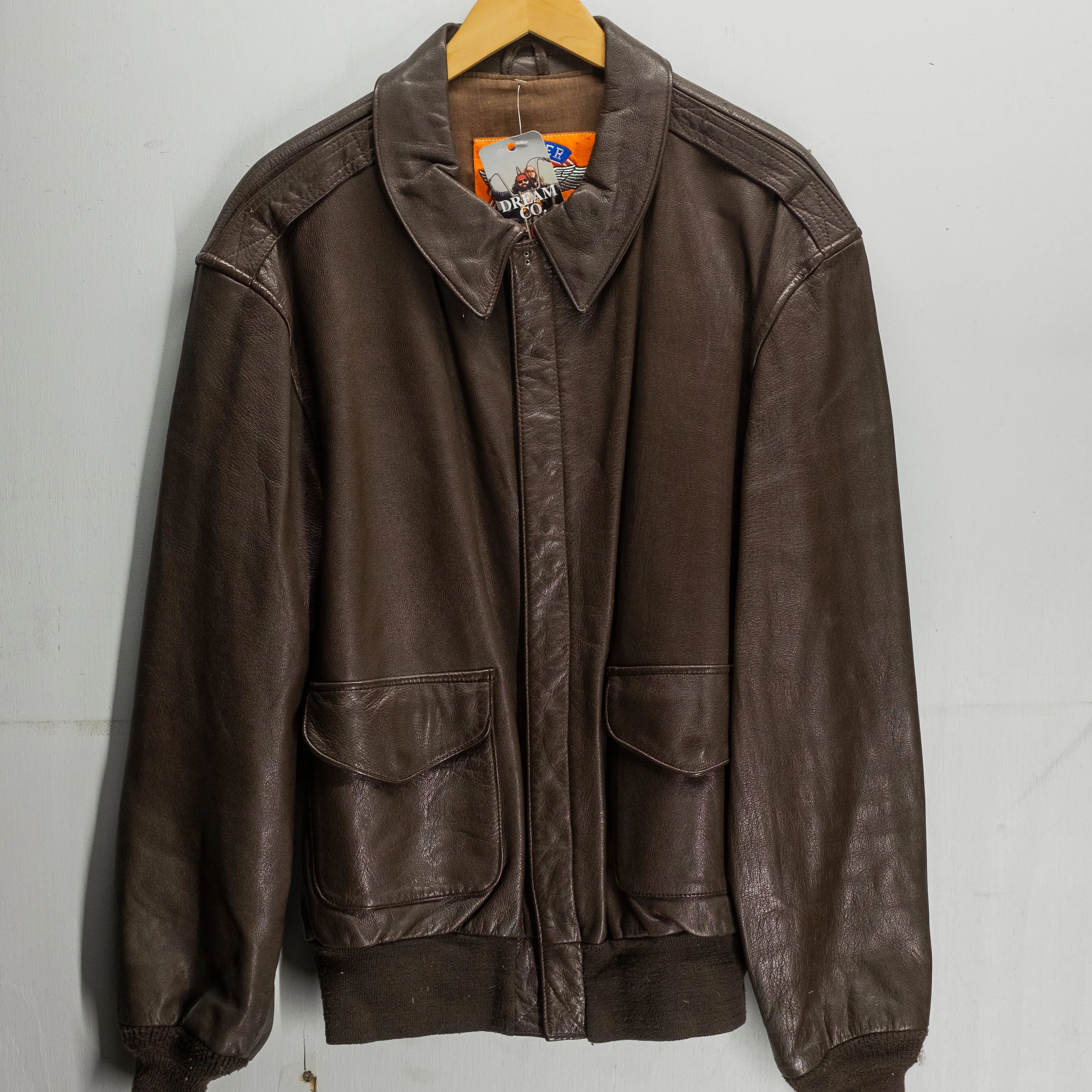 Cooper Type Air Force Leather Bomber Jacket