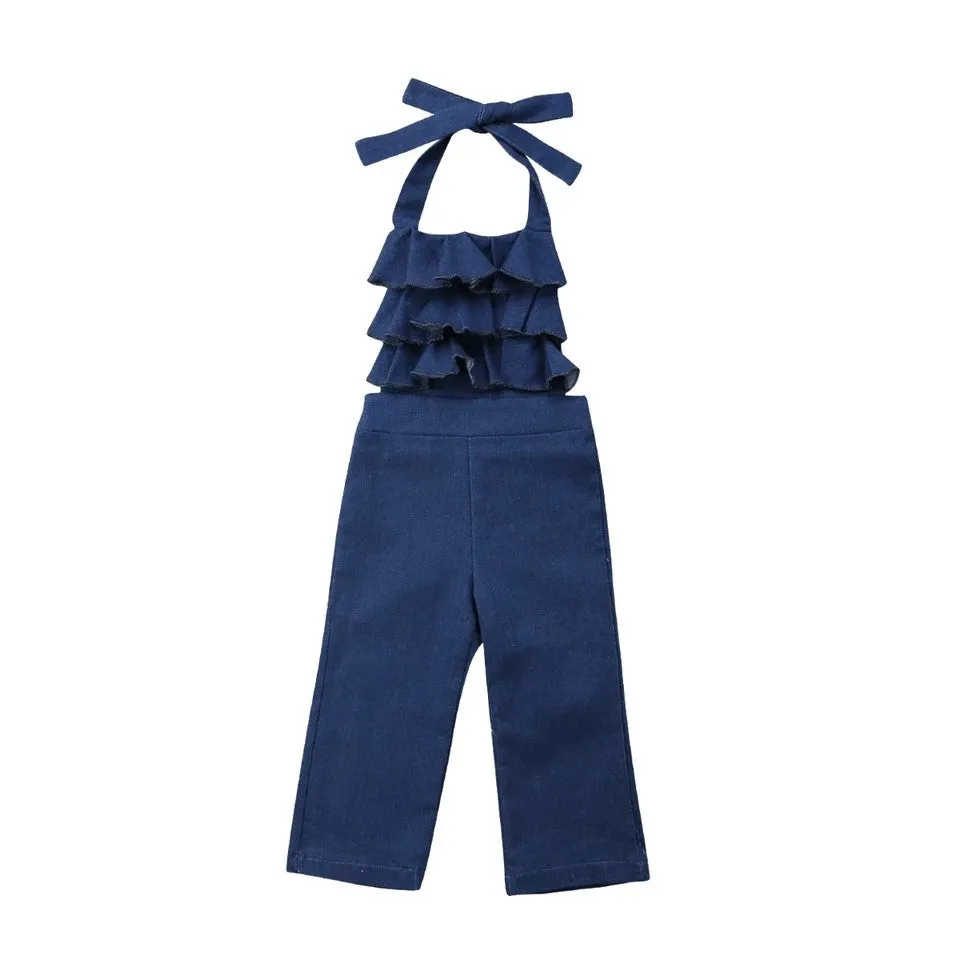 DENIM RUFFLE