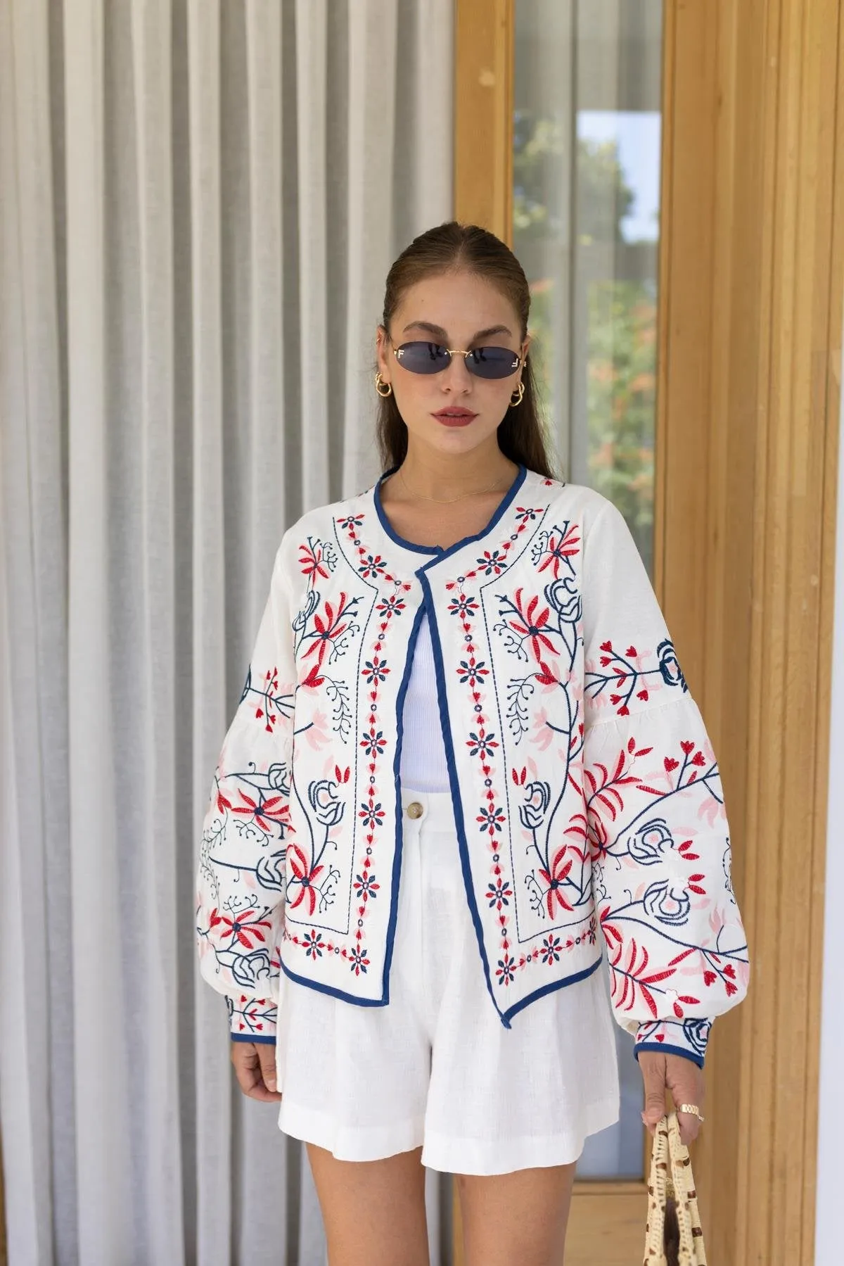 DESIGN EMBROIDERED BOHEMIAN JACKET