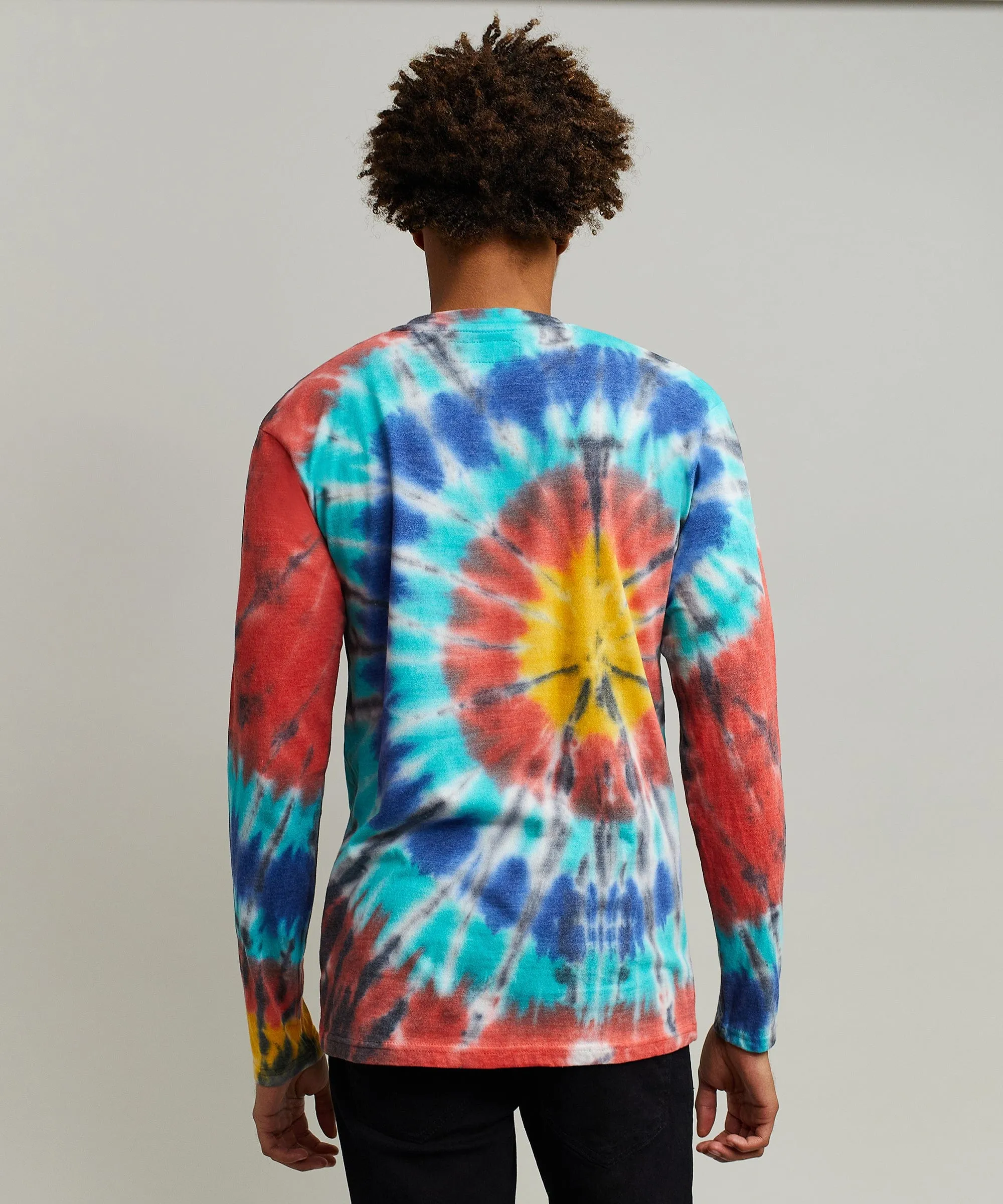 Freedom Tie Dye Long Sleeve Logo Tee