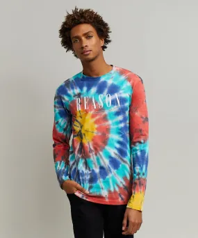 Freedom Tie Dye Long Sleeve Logo Tee