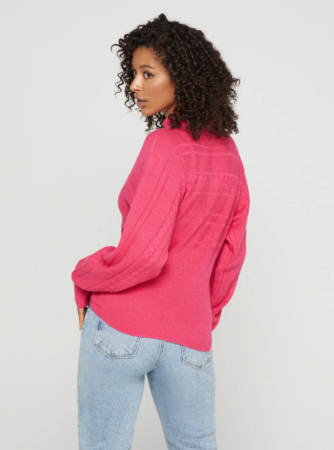 French Rose Anne Knit Jumper