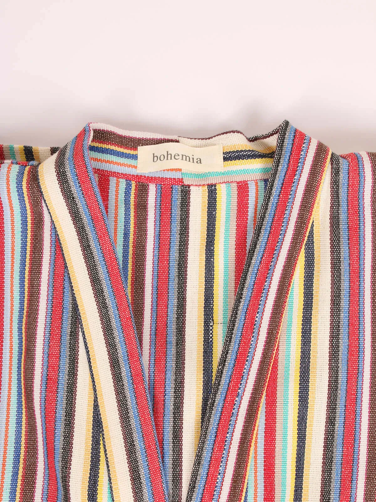 Handwoven Cotton Jacket, Rainbow