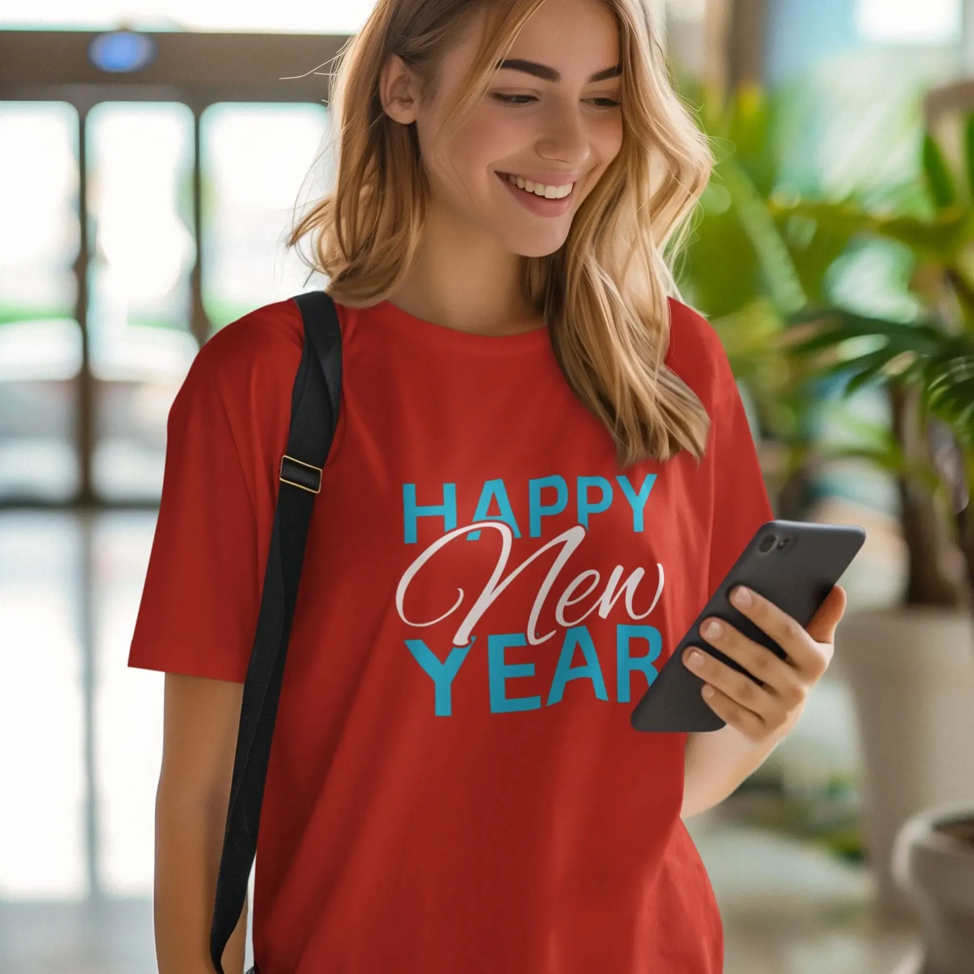 Happy New Year Round Neck Half Sleeve Classic T-Shirt