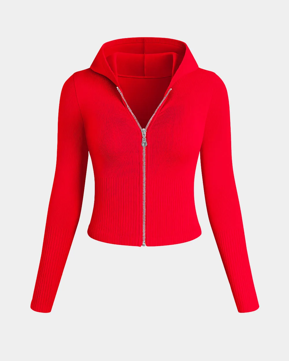 Hoodies Long Sleeve Shirts Zip Up Casual Tops