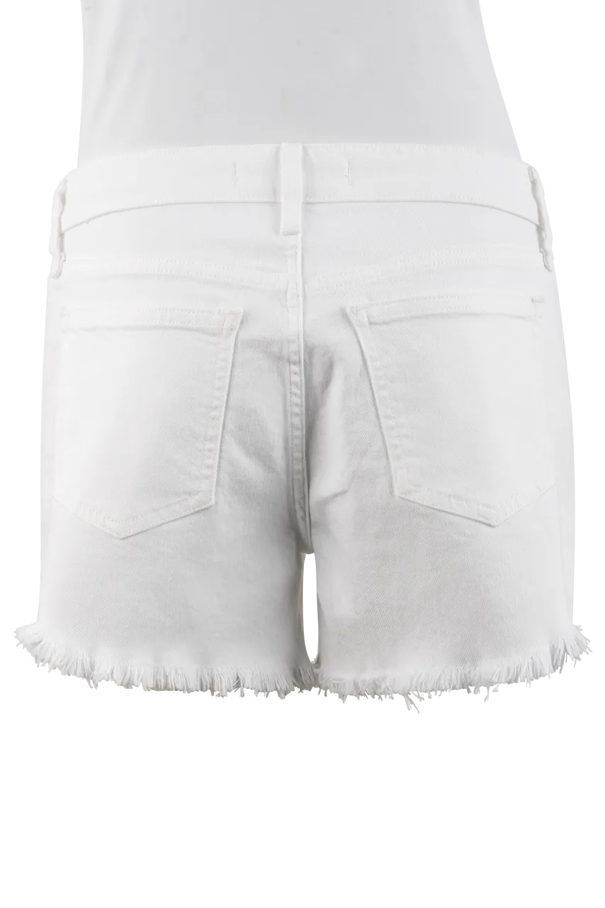 Joe's Jeans White Ozzie Shorts