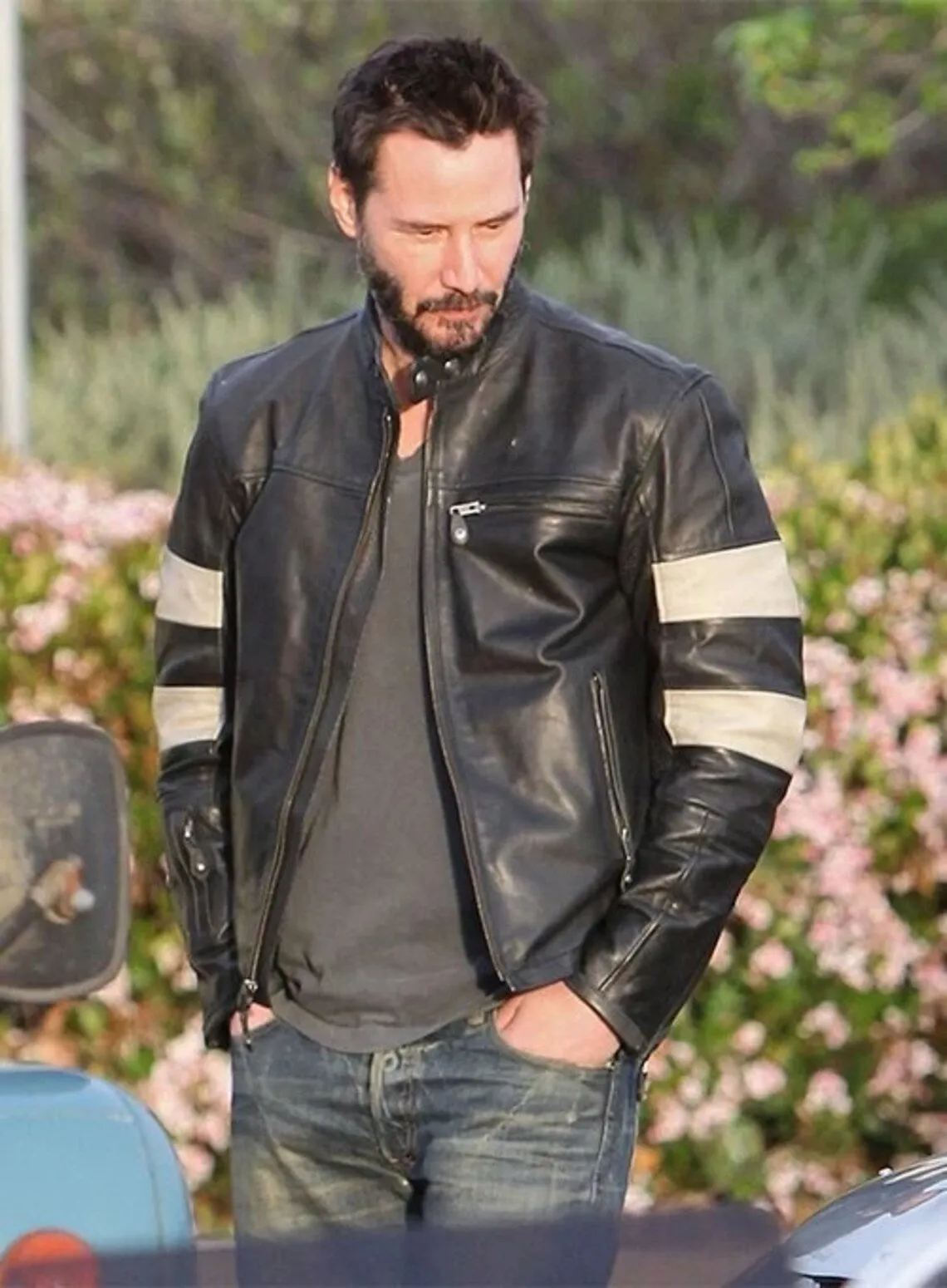 Keanu Reeves Leather Jacket | Men Celebrity Jacket | Celebrity Leather Jacket | Premium Motorcycle Leather Jacket