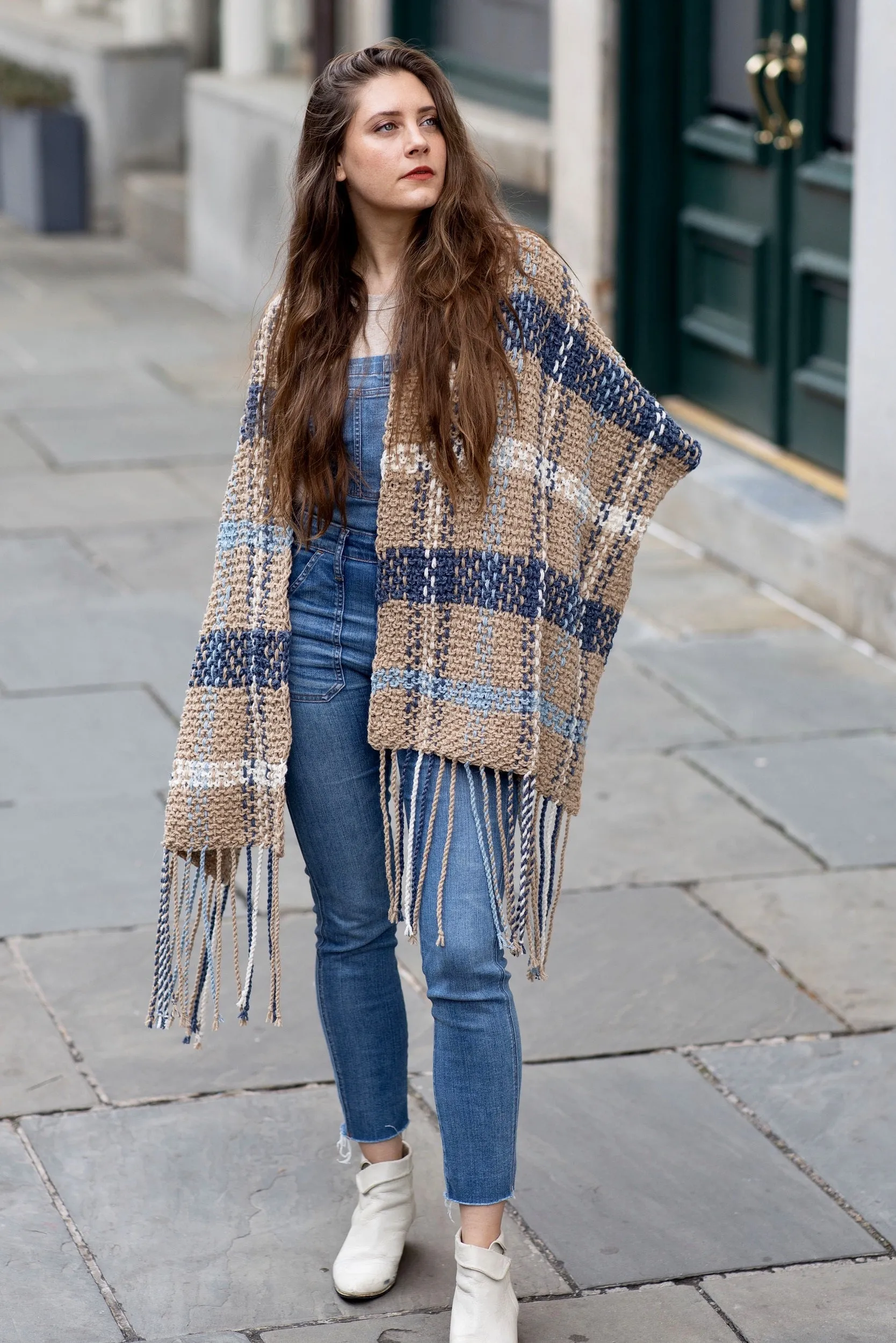 Knit Kit - Waterbury Plaid Blanket Scarf