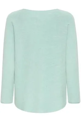 Lightweight Knit Jumper - Aqua Green