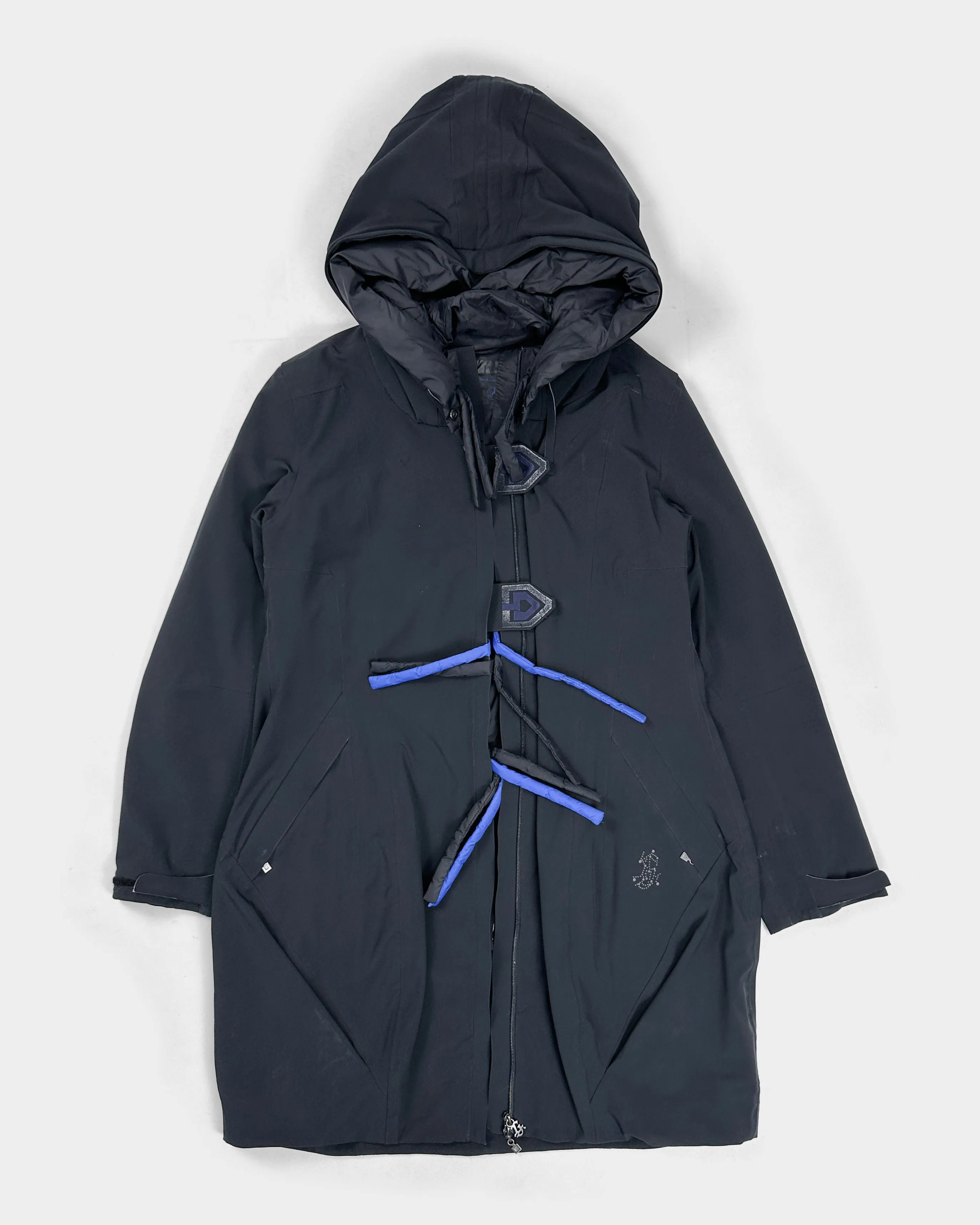 Marithé Francois Gribaud Active Black Windbreaker 2000's