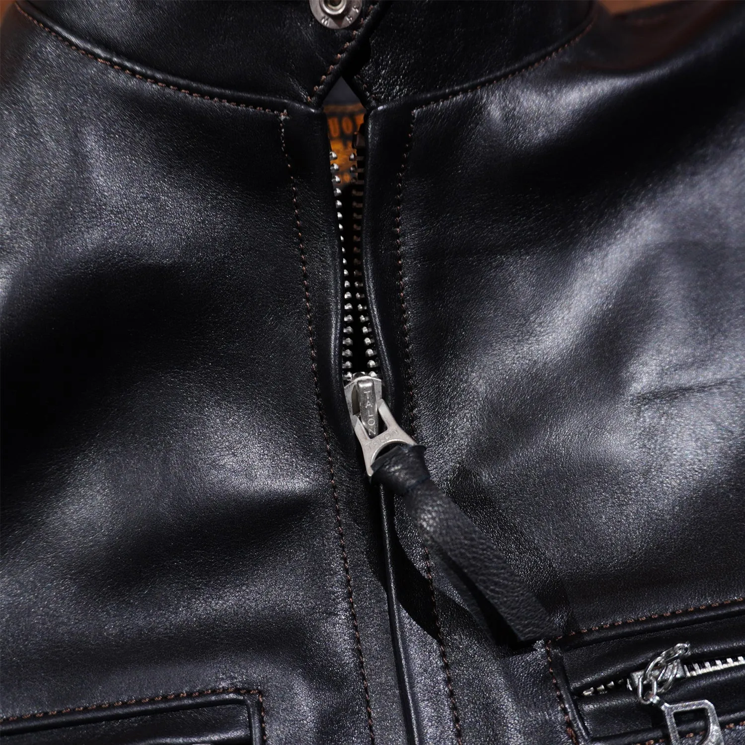 Men's J-100 Biker Jacket Cowhide