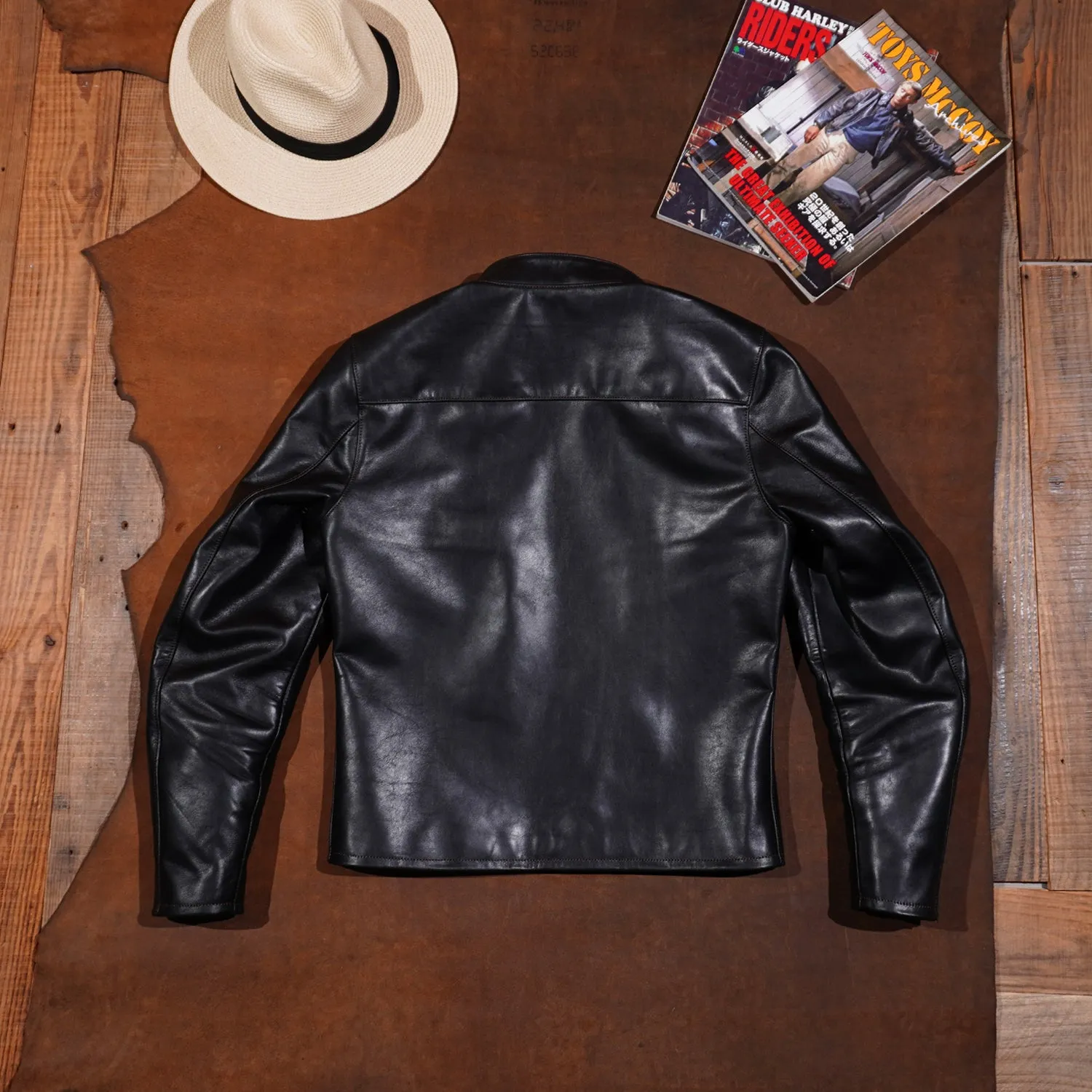 Men's J-100 Biker Jacket Cowhide