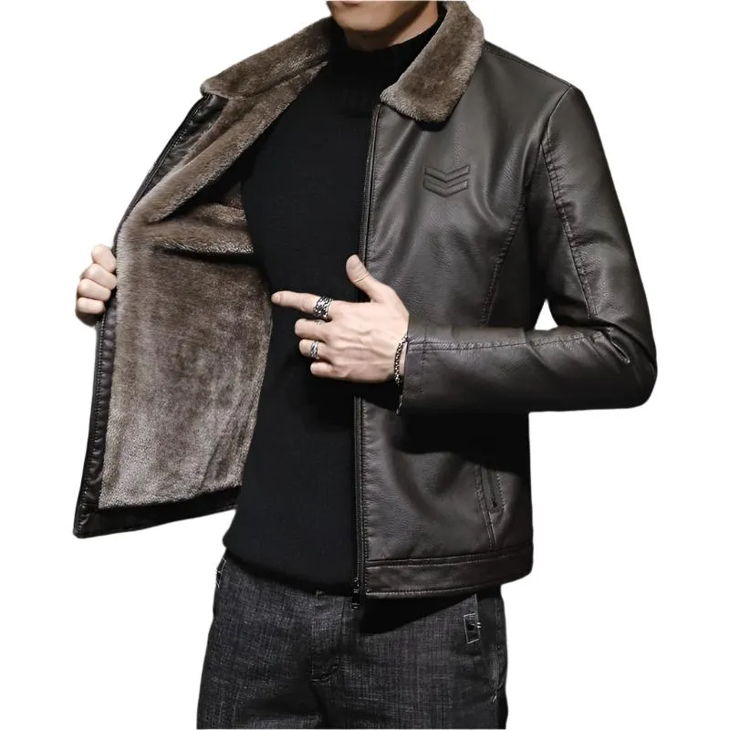 men's leather jacket