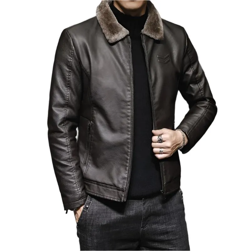 men's leather jacket