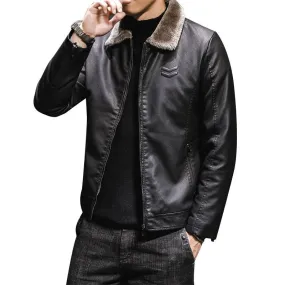 men's leather jacket