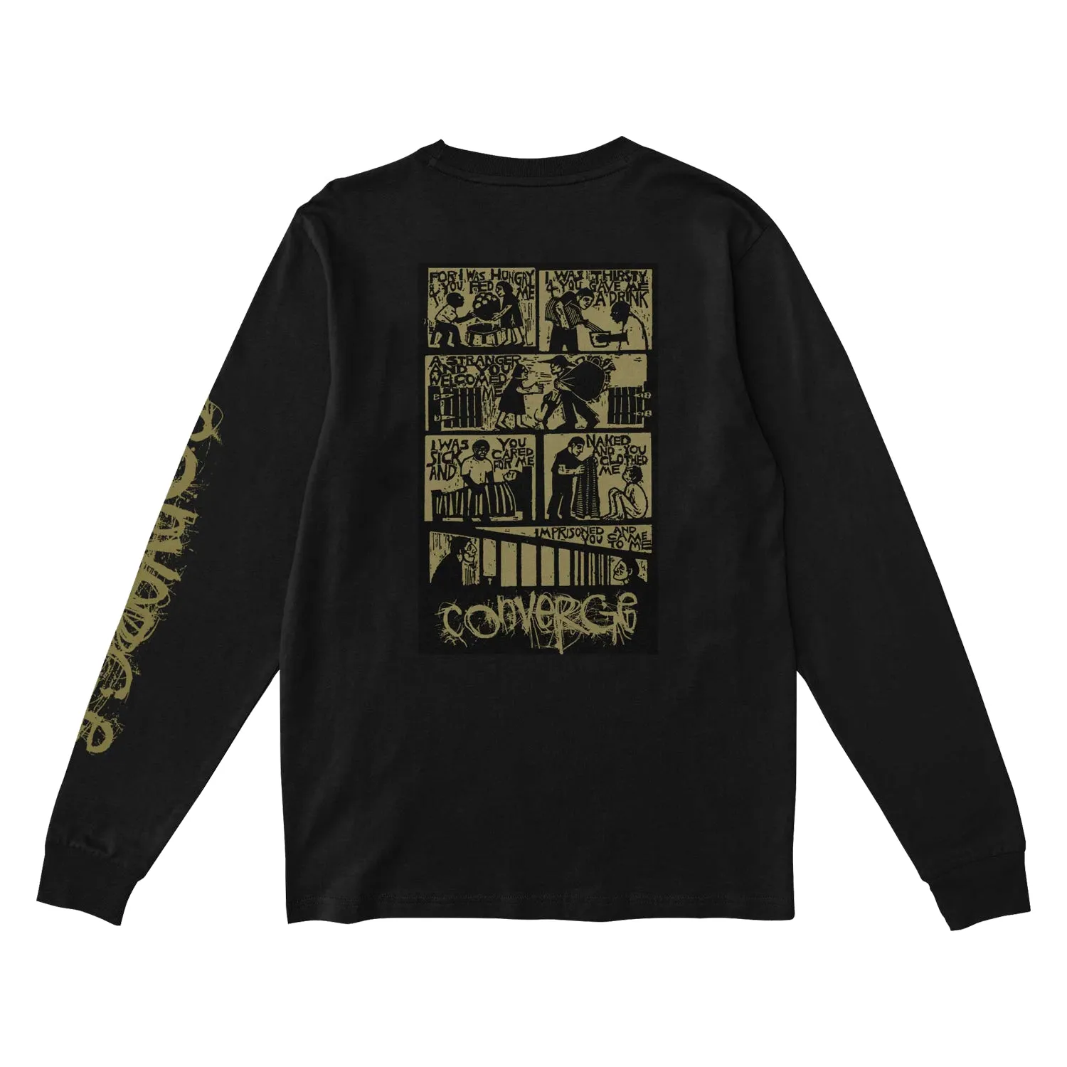 Monk • Black • Long-Sleeve T-Shirt