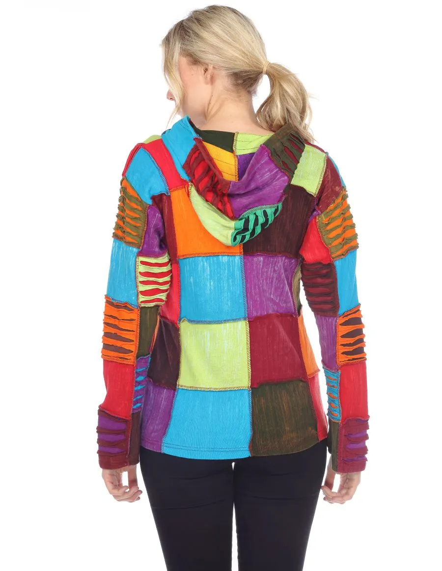 Multi Color Hooded Jacket