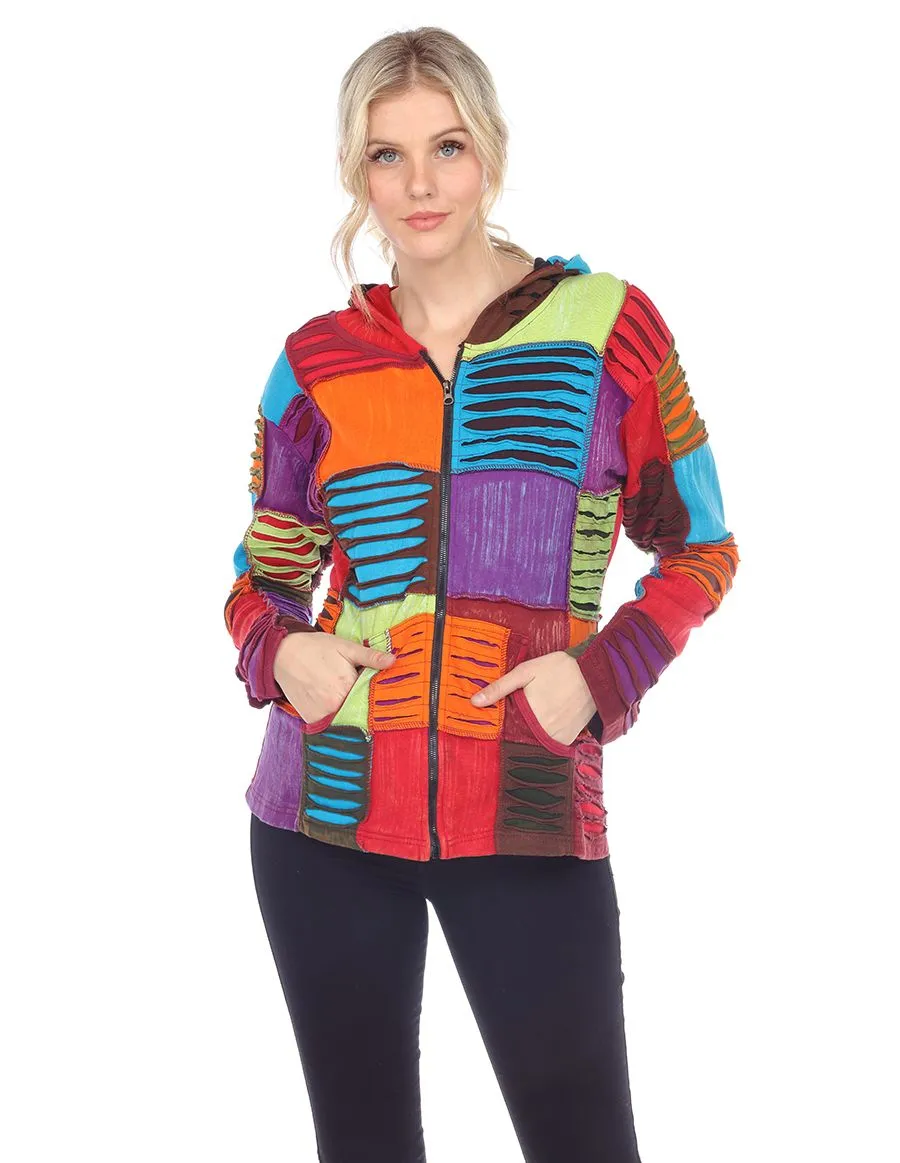 Multi Color Hooded Jacket