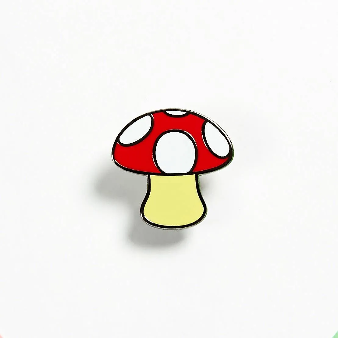 Mushroom Emoji – Enamel Lapel Pin Gift for your Life