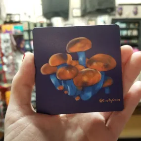 Mushroom Square MAGNET