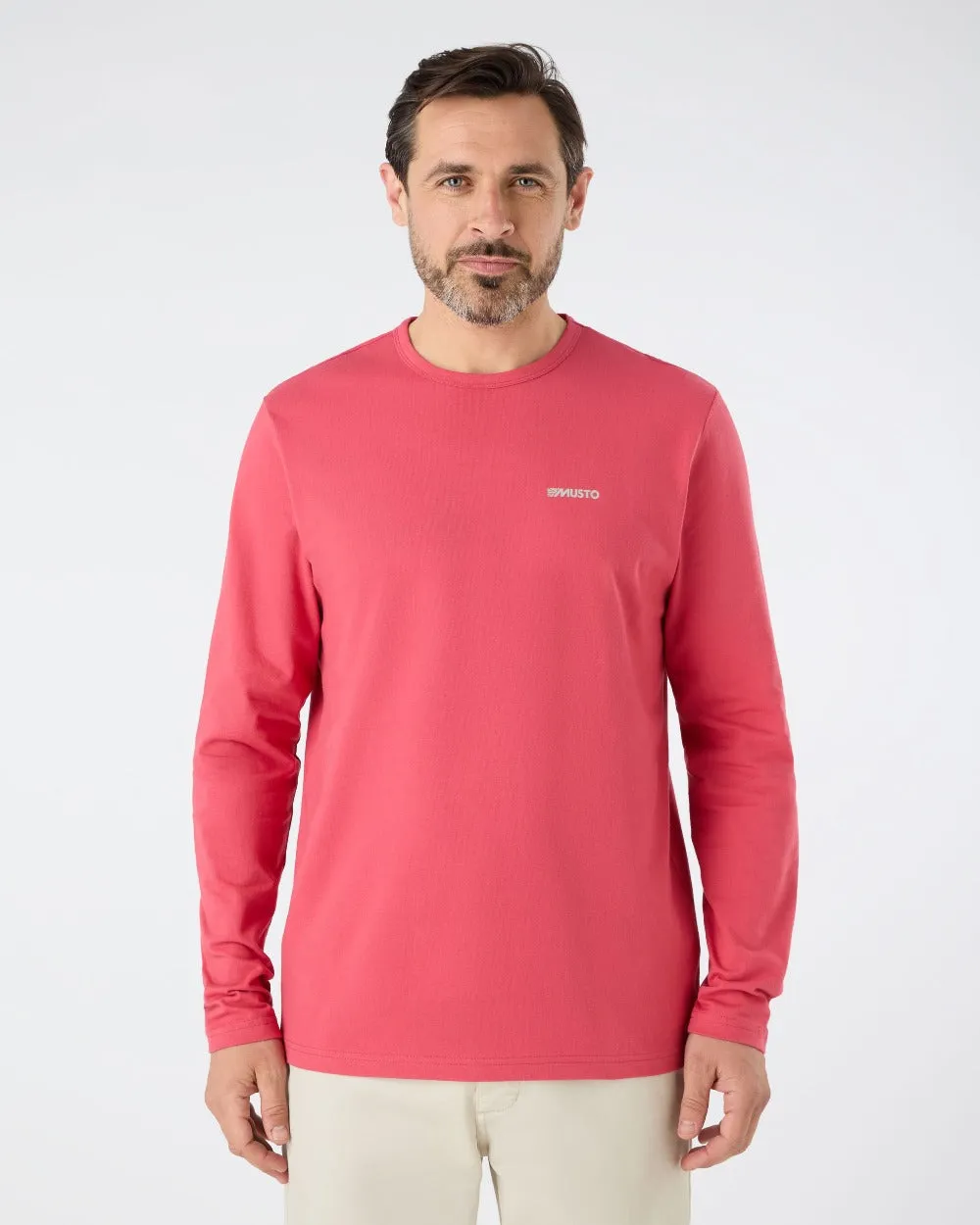 Musto Mens Marina Long Sleeve Logo T-Shirt