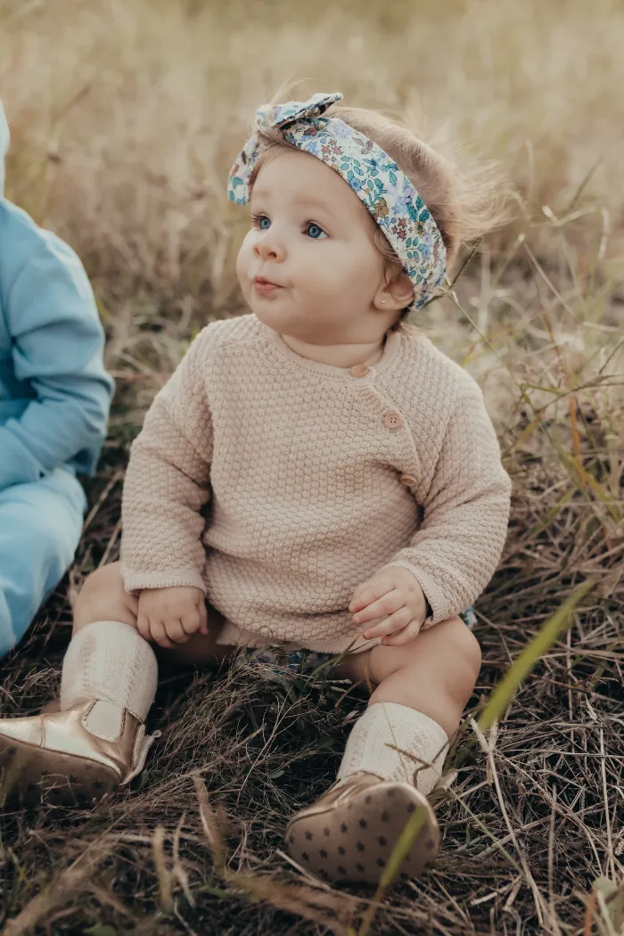 Natural Baby Knit Cardigan