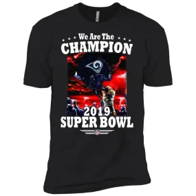 Nfl – Los Angeles Rams We Are The Champion 2019 Super Bowl Football Men Short Sleeve T-Shirt