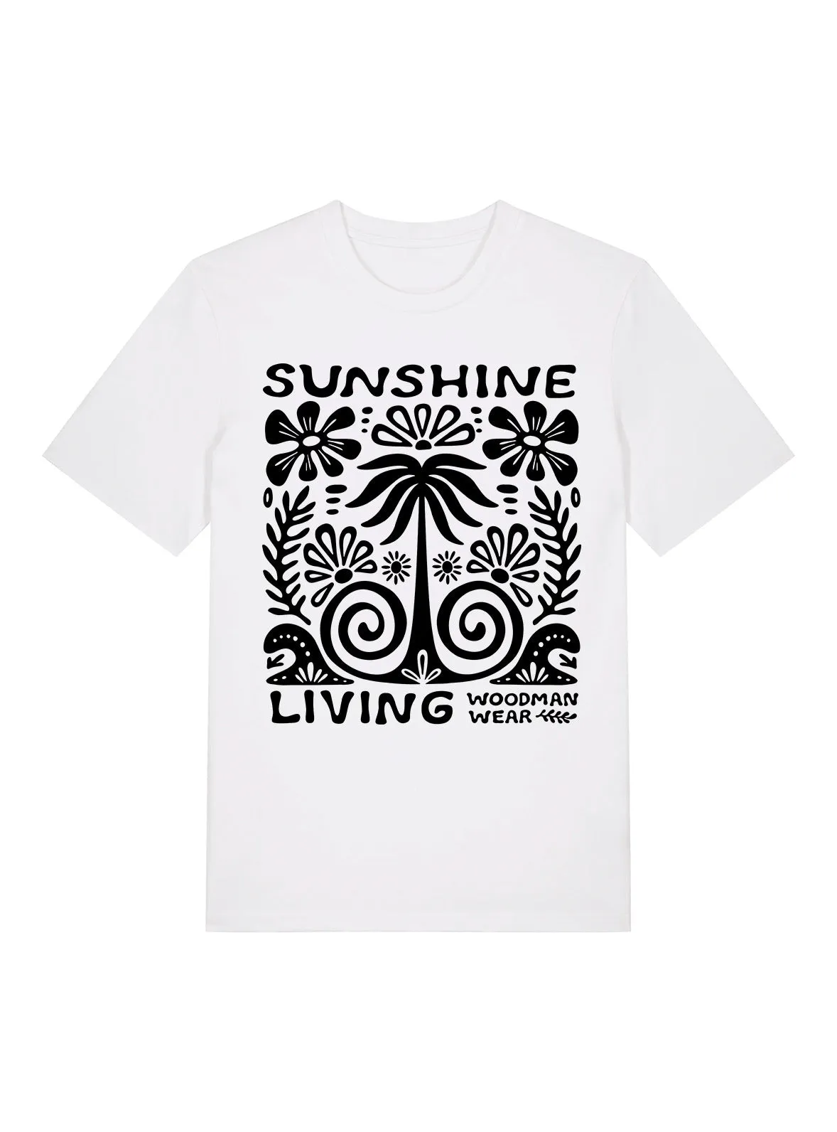 Organic Tee sunshine living front