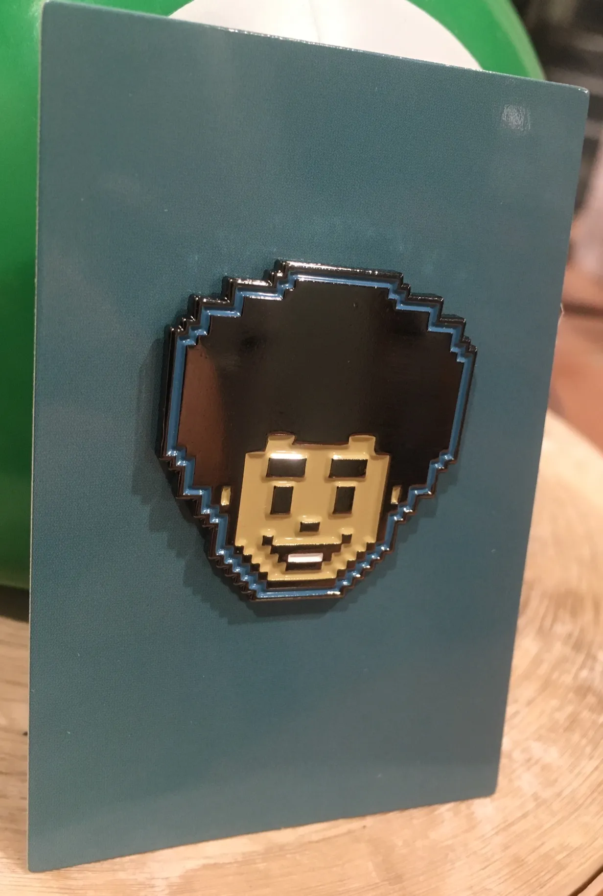 Pixel Pat Enamel Pin