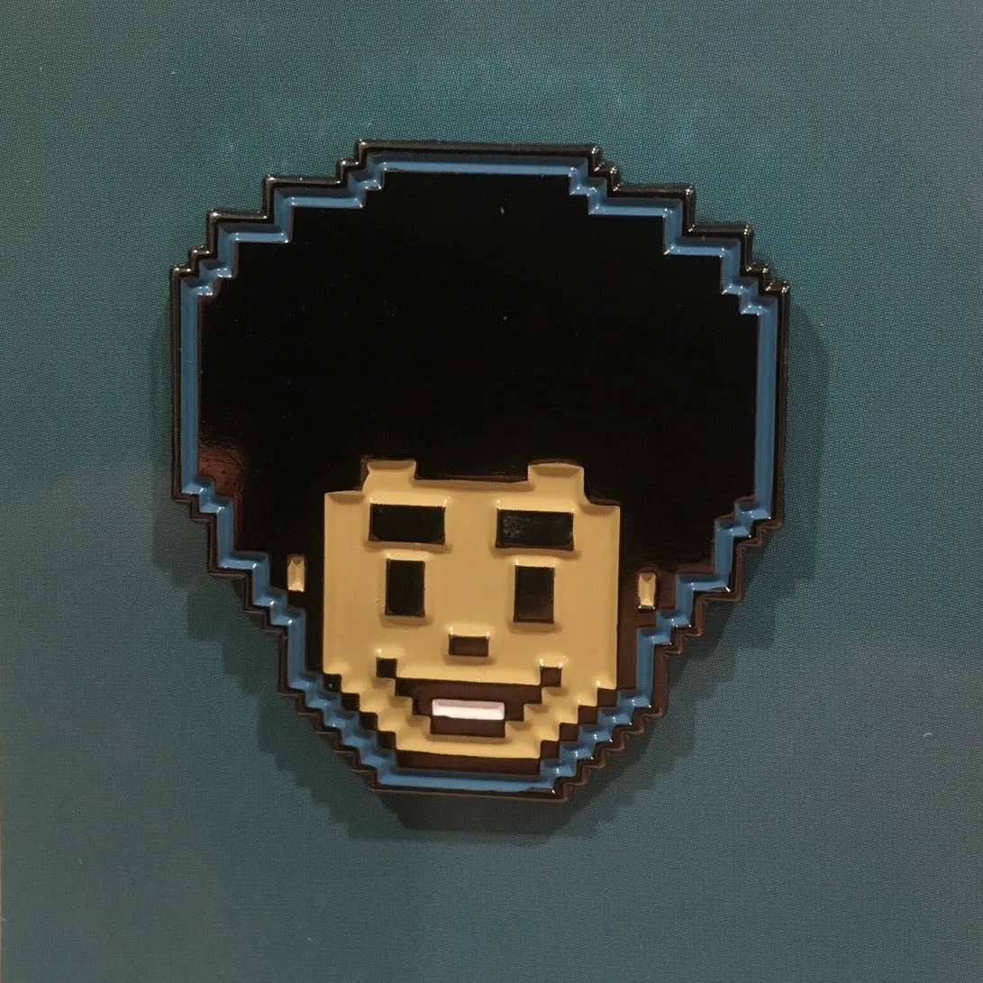 Pixel Pat Enamel Pin