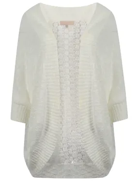 Plum Tree Grace white cardigan