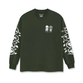 Polar - Spiral Long Sleeve T-shirt - Olive Green