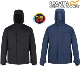 Regatta Mens Volter Shield II Heated Insulated Hooded Waterproof Jacket Coat