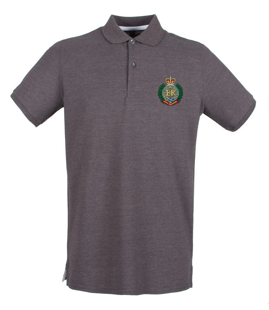 Royal Engineers Embroidered Pique Polo Shirt