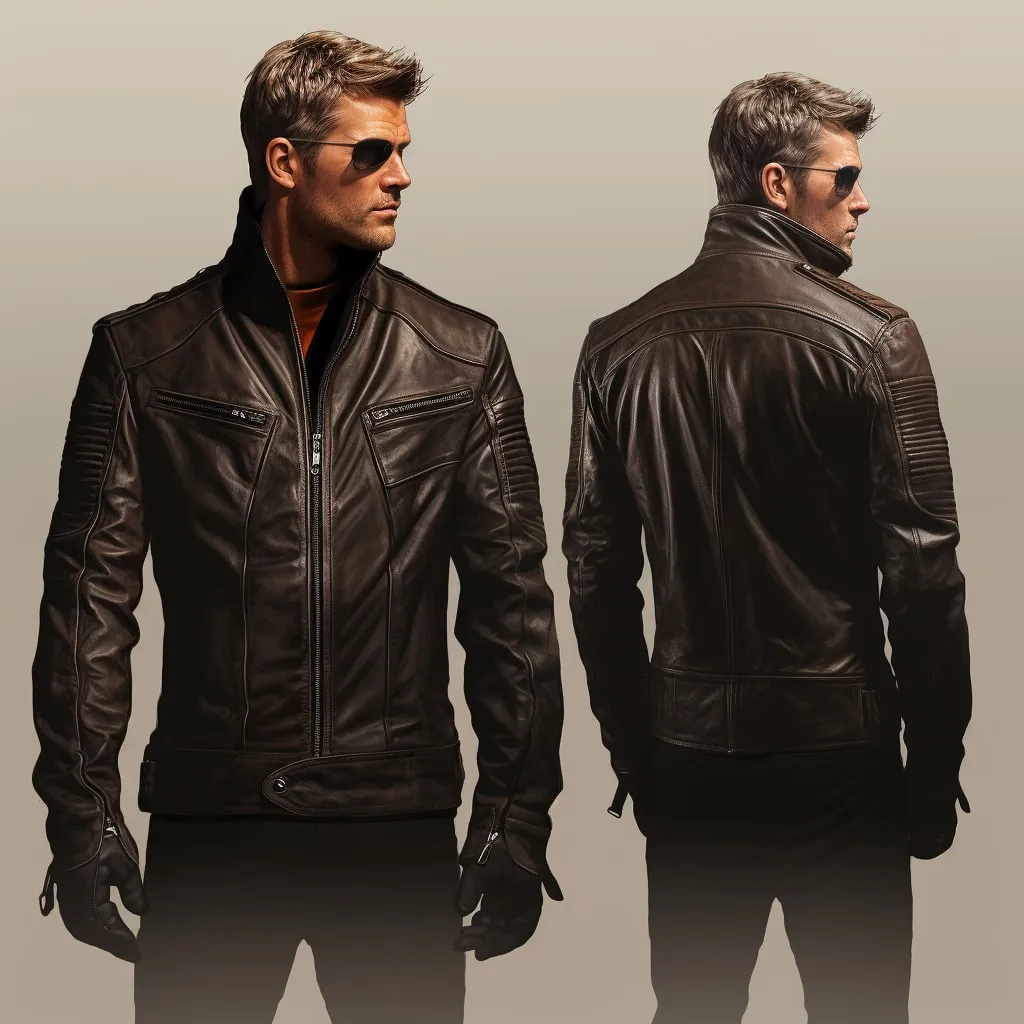 Sheepskin Brown Leather Jacket