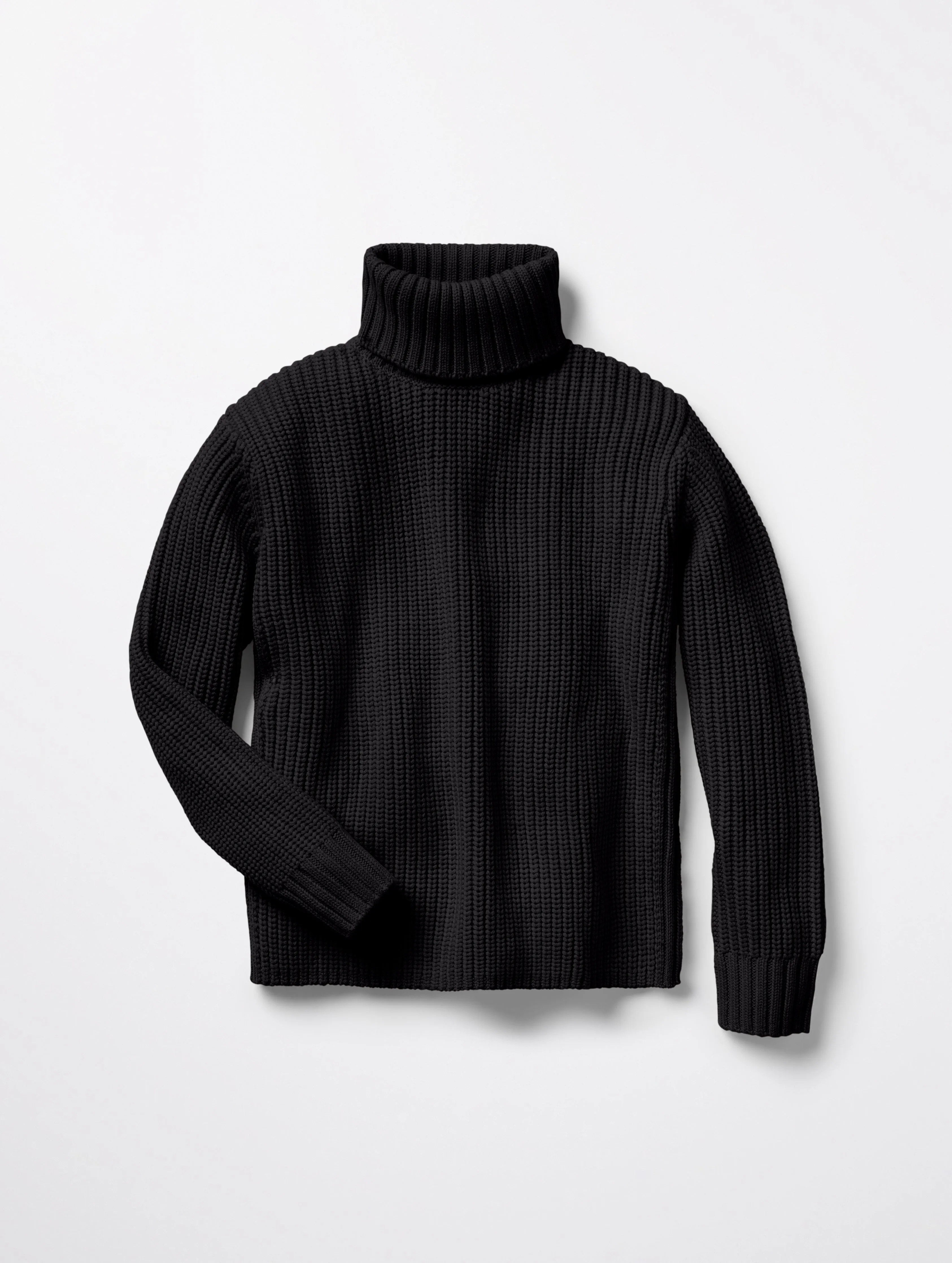 Sherwood Turtleneck Sweater - Onyx Black